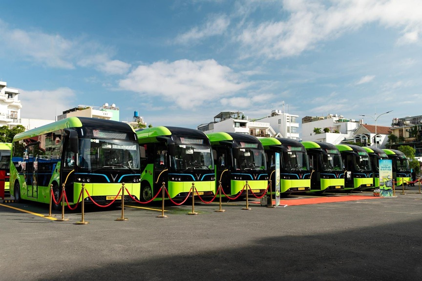 TP. HCM sẽ có thêm 9 tuyến xe buýt điện do Vinbus vận hành. Ảnh minh họa TP. HCM sẽ có thêm 9 tuyến xe buýt điện do Vinbus vận hành. Ảnh minh họa