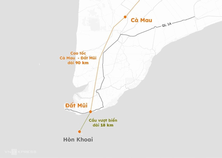 Việt Nam sắp sở hữu cầu vượt biển dài kỷ lục: TOP 3 Đông Nam Á, vốn gần 26.000 tỷ, nối thông trục Bắc - Nam đến cực Nam Tổ quốc- Ảnh 1.