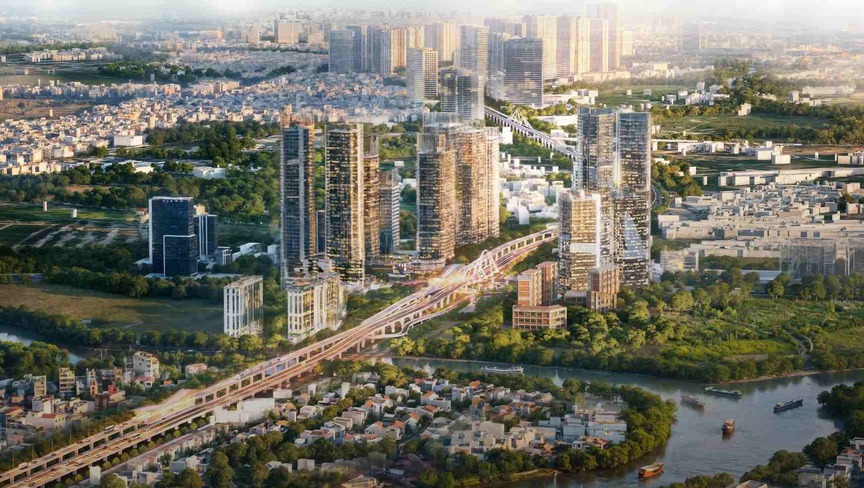 Thành phố giàu nhất Việt Nam sắp làm đường trên cao gần 10.000 tỷ với thiết kế ấn tượng, giải cứu kẹt xe vùng cửa ngõ- Ảnh 1. Thành phố giàu nhất Việt Nam sắp làm đường trên cao gần 10.000 tỷ với thiết kế ấn tượng, giải cứu kẹt xe vùng cửa ngõ- Ảnh 1.