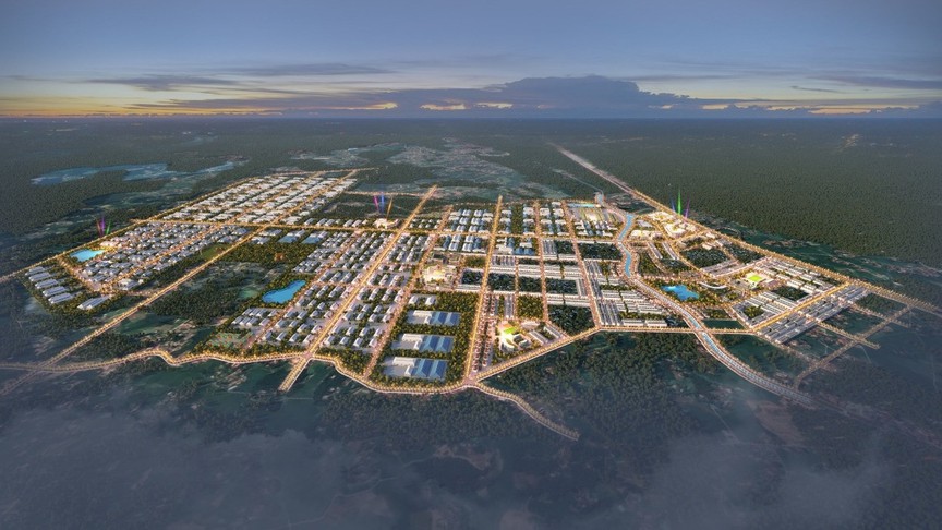 Phối cảnh dự án Khu công nghiệp Phú Bình. Nguồn ảnh: Kinh Bắc