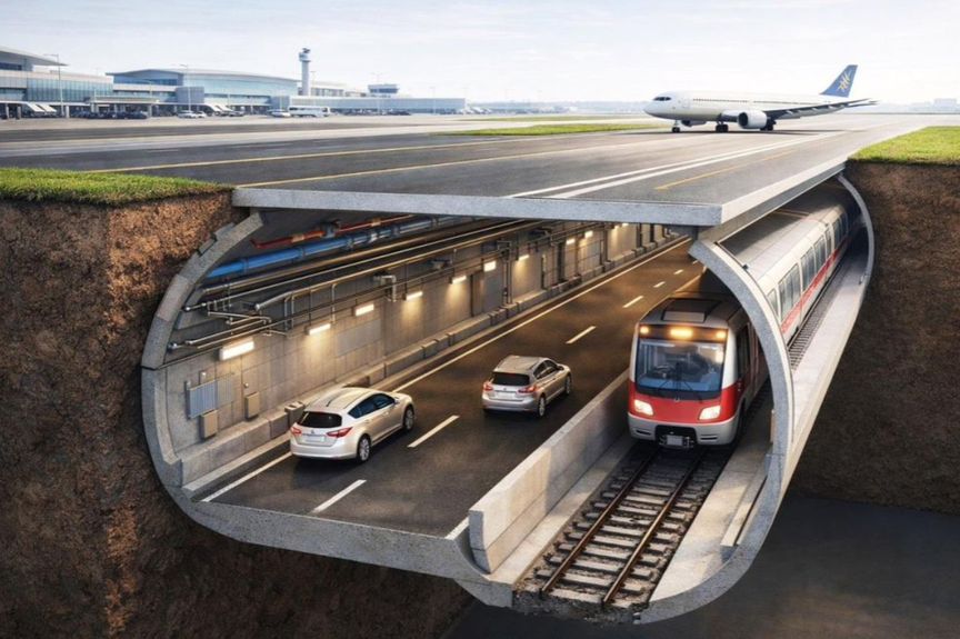 Việt Nam sắp có hầm ngầm xuyên sân bay đầu tiên: Vốn đầu tư 10.000 tỷ, tọa lạc tại thành phố đáng sống nhất thế giới- Ảnh 2. Việt Nam sắp có hầm ngầm xuyên sân bay đầu tiên: Vốn đầu tư 10.000 tỷ, tọa lạc tại thành phố đáng sống nhất thế giới- Ảnh 2.
