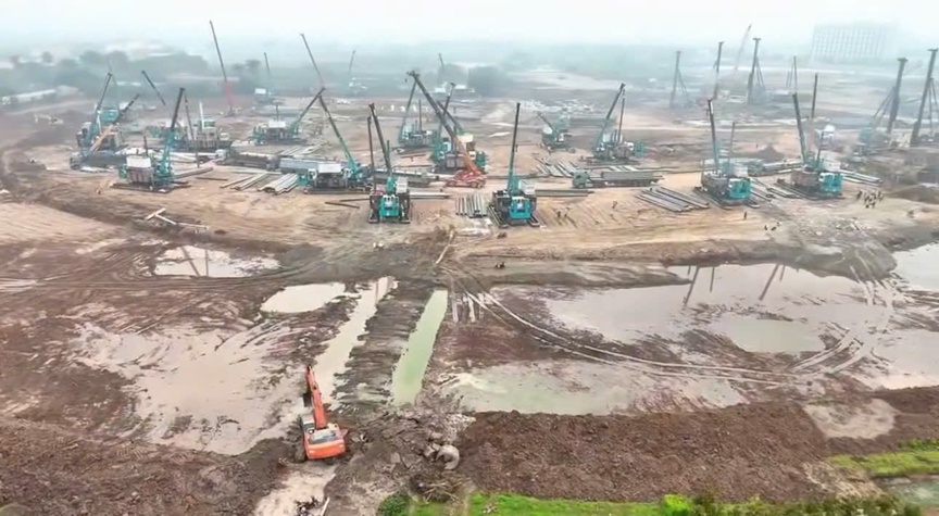 Chỉ 1 năm nữa, Việt Nam sẽ đón sân vận động mới đủ lực tổ chức World Cup, sức chứa gấp rưỡi sân Mỹ Đình- Ảnh 2. Chỉ 1 năm nữa, Việt Nam sẽ đón sân vận động mới đủ lực tổ chức World Cup, sức chứa gấp rưỡi sân Mỹ Đình- Ảnh 2.