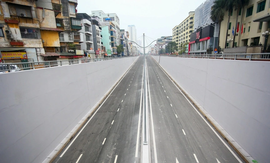 Hà Nội sắp vận hành hầm chui thứ 2 trăm tỷ đi dưới đường sắt- Ảnh 2.