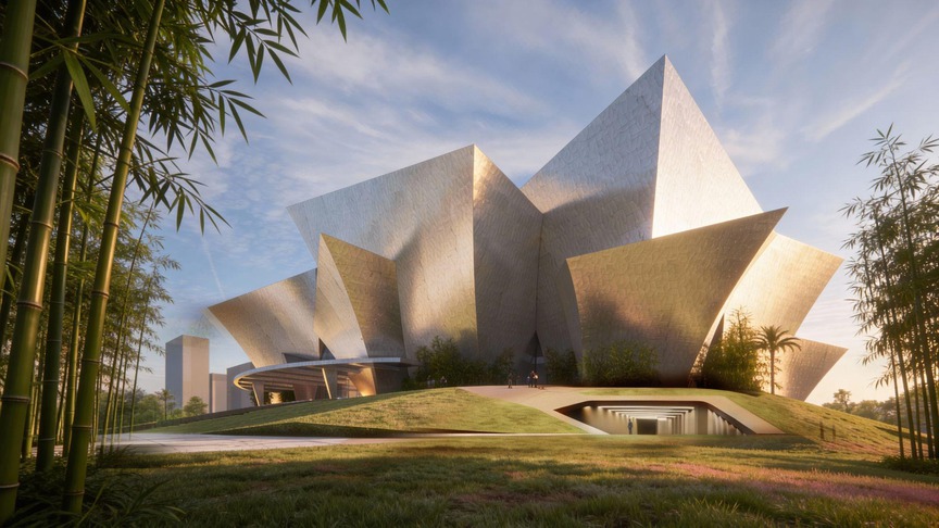 Việt Nam sắp có bảo tàng quy mô 12.000m2 với hình tượng lũy tre, bến nước: Công trình biểu tượng hướng tới kỷ niệm 100 năm thành lập Đảng- Ảnh 2.