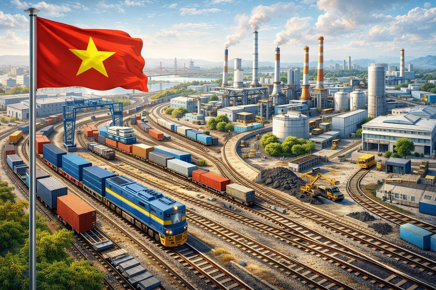 7 ngày tới, siêu tổ hợp công nghiệp đường sắt hơn 17.000 tỷ đầu tiên của Việt Nam buộc phải đạt dấu mốc này- Ảnh 2.