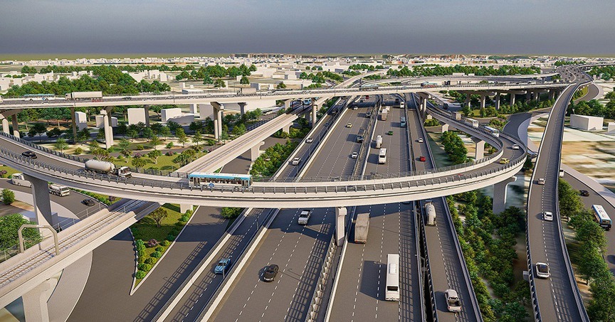 Cầu vượt sở hữu nút giao 2.000 tỷ lớn và phức tạp nhất Vành đai 3 TP. HCM thử nghiệm phân luồng- Ảnh 2.