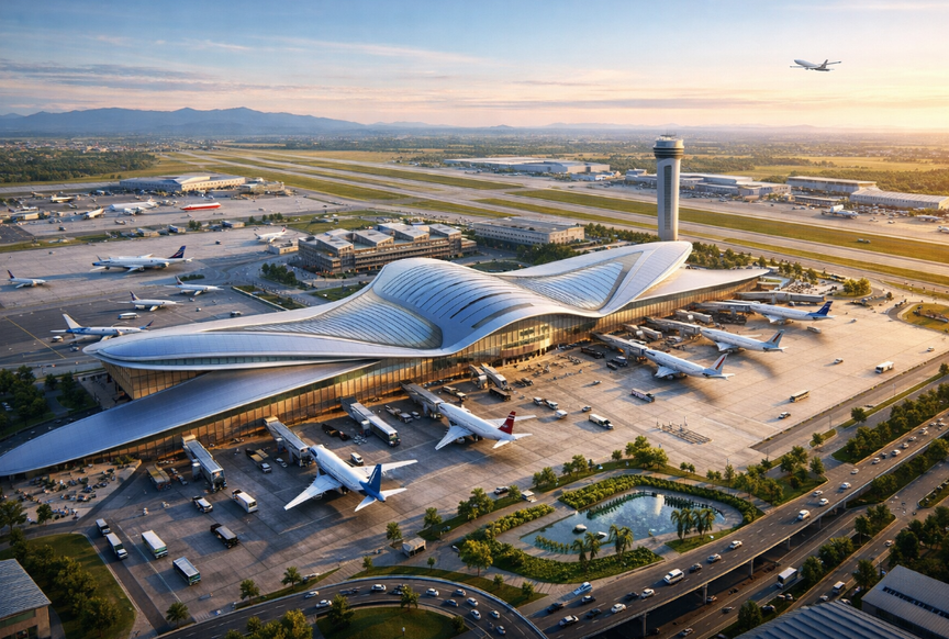 Việt Nam sắp có thêm 1 sân bay mới giảm tải gánh nặng cho sân bay Nội Bài, quy mô 1.500ha, vốn 150.000 tỷ- Ảnh 1.