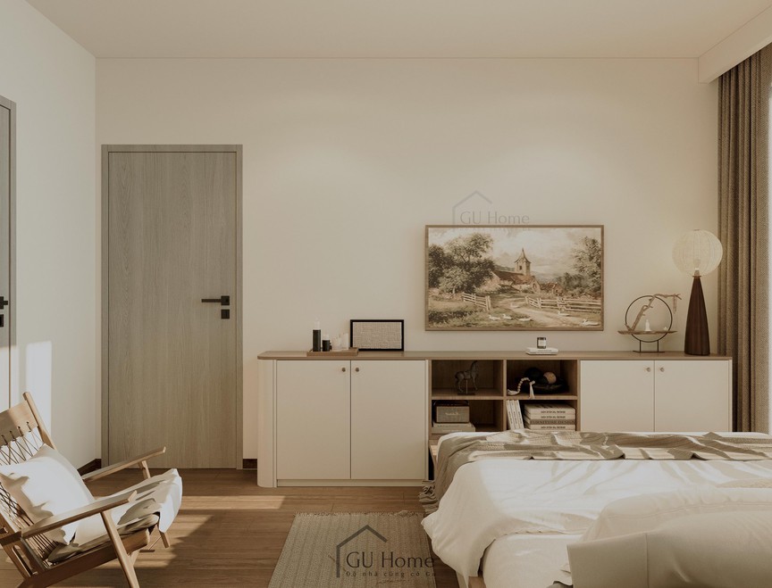 Tận hưởng cuộc sống tối giản trong căn hộ mang đậm phong cách Japandi- Ảnh 5.