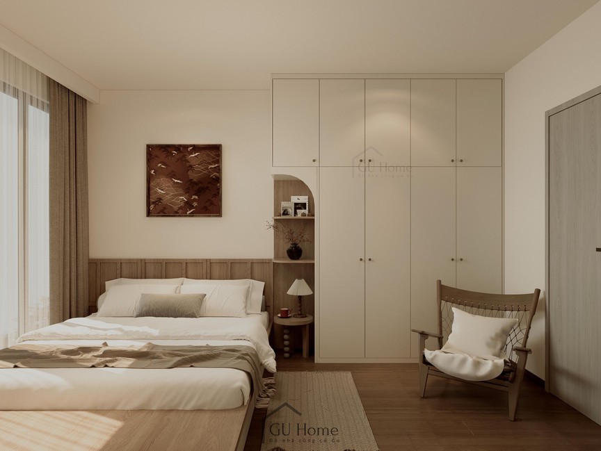 Tận hưởng cuộc sống tối giản trong căn hộ mang đậm phong cách Japandi- Ảnh 7.