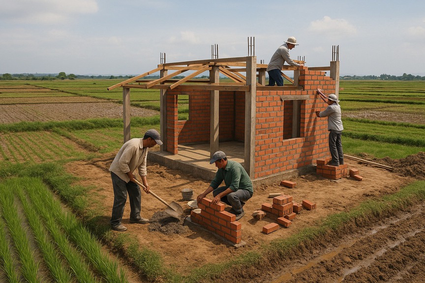 Trường hợp xây nhà trên đất nông nghiệp từ trước 1993 sẽ không bị xử phạt- Ảnh 1. Trường hợp xây nhà trên đất nông nghiệp từ trước 1993 sẽ không bị xử phạt- Ảnh 1.