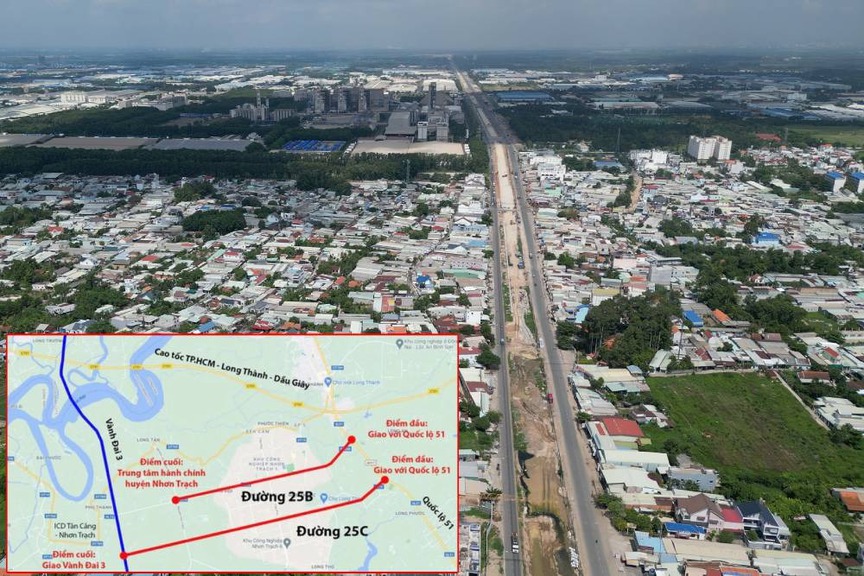 Tuyến đường giao thông trọng điểm kết nối đến siêu sân bay gặp khó- Ảnh 1.