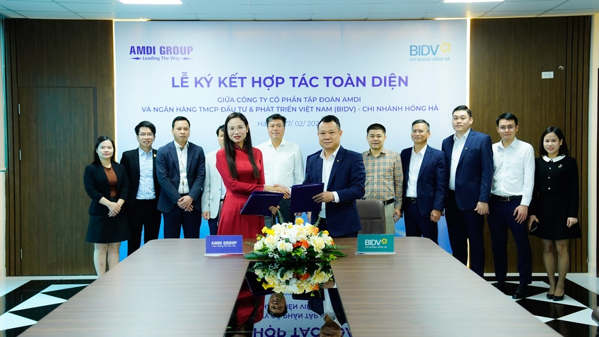 AMDI Group ký kết hợp tác toàn diện với BIDV và MB, củng cố nền tảng tài chính cho các dự án chiến lược- Ảnh 1.