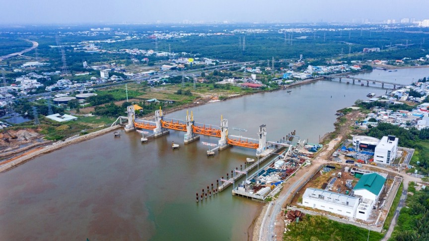 Dự án Giải quyết ngập do triều khu vực TP. HCM. Nguồn ảnh: VOV