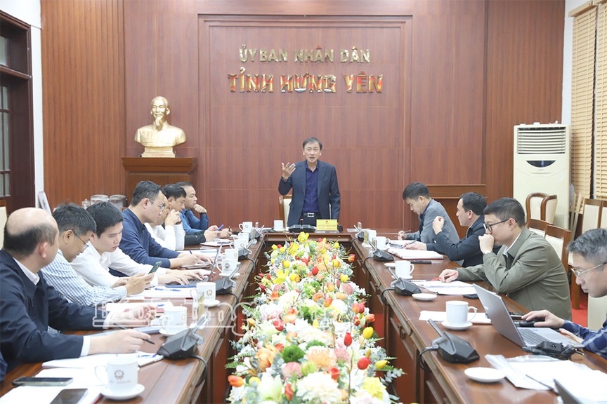Hình ảnh tại buổi làm việc. Nguồn ảnh: Báo Hưng Yên