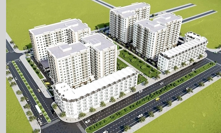 Một dự án nhà ở xã hội tại Bắc Ninh. Nguồn ảnh: Internet