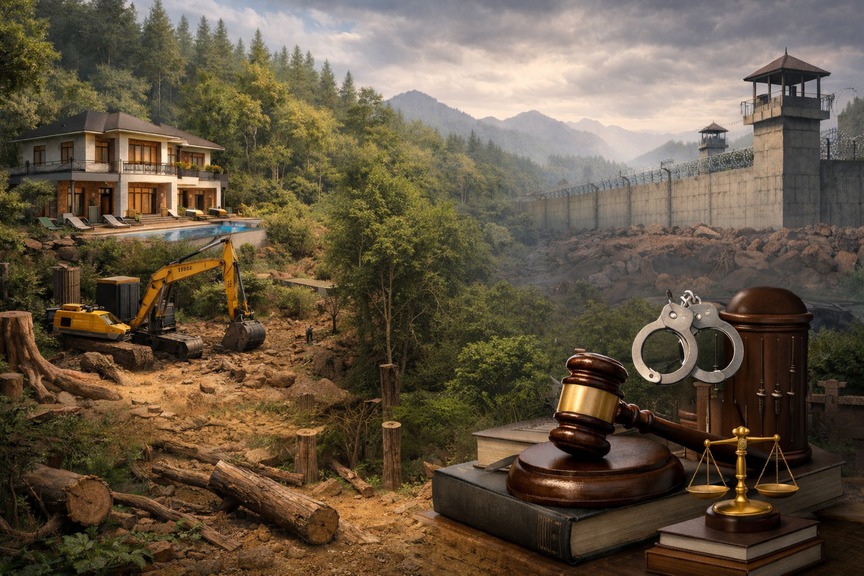 Từ bây giờ, xây nhà trên đất rừng phòng hộ có thể bị truy cứu trách nhiệm hình sự- Ảnh 2.