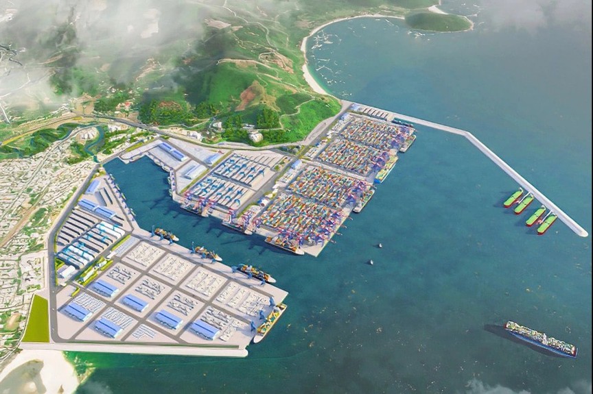 Phối cảnh Dự án cảng Liên Chiểu sau khi hoàn thành. Ảnh minh họa Phối cảnh Dự án cảng Liên Chiểu sau khi hoàn thành. Ảnh minh họa