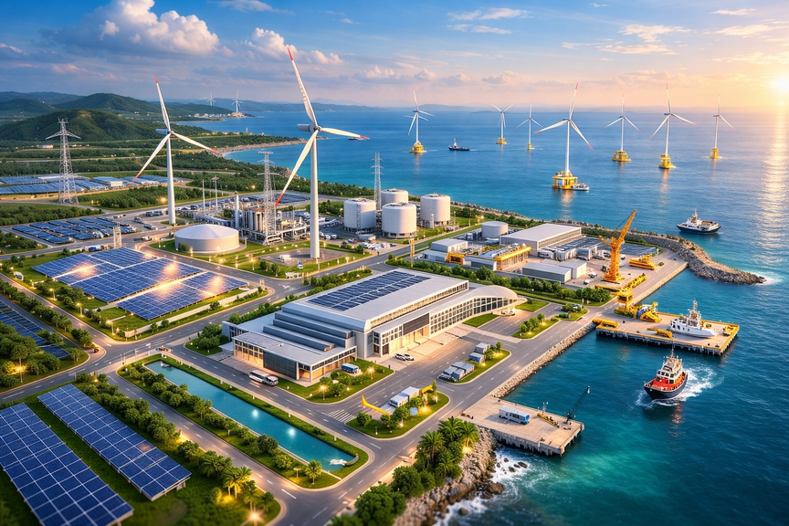 TP tương lai của Việt Nam tập trung hoàn thiện đề án xây dựng trung tâm công nghiệp và dịch vụ năng lượng tái tạo- Ảnh 1.