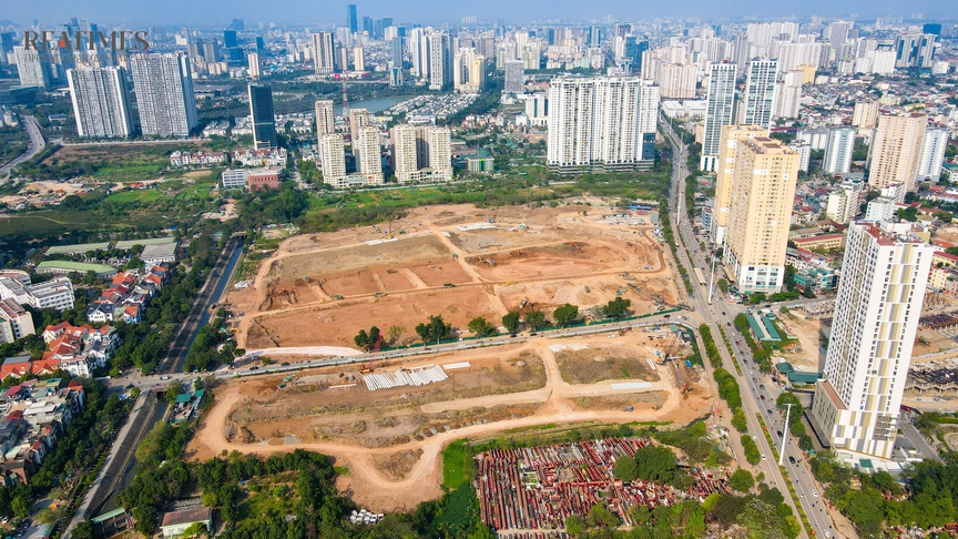 Cận cảnh dự án hồ đầu mối 370 tỷ đồng chống ngập phía Tây Hà Nội- Ảnh 1.