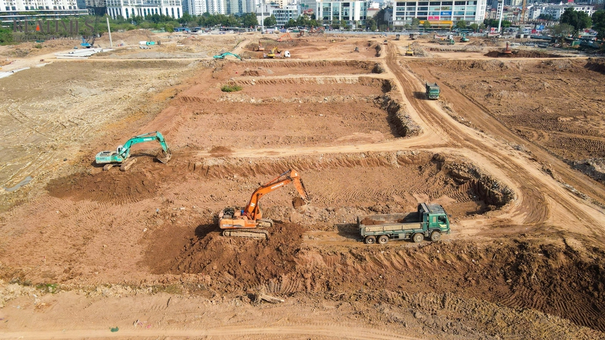 Cận cảnh dự án hồ đầu mối 370 tỷ đồng chống ngập phía Tây Hà Nội- Ảnh 4.