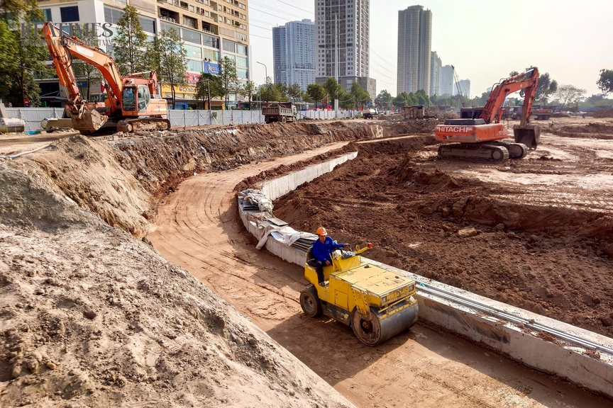 Cận cảnh dự án hồ đầu mối 370 tỷ đồng chống ngập phía Tây Hà Nội- Ảnh 11.