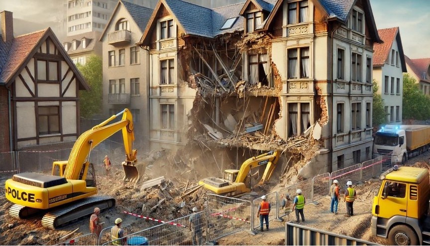 Đào móng nhà mới làm sập nhà hàng xóm, phải bồi thường thế nào?- Ảnh 1.