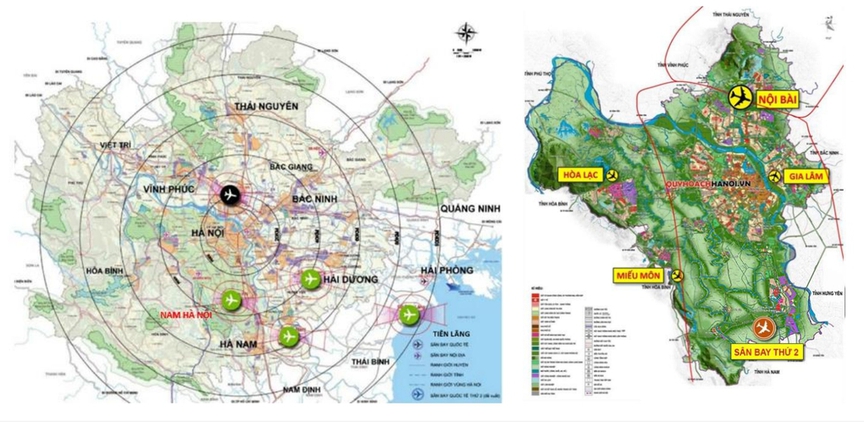 Hà Nội sẽ có 6 sân bay, trong đó hình thành một ‘bộ đôi’ sân bay quốc tế- Ảnh 2.