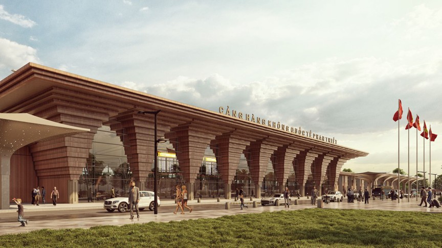 Phối cảnh dự án Cảng hàng không dân dụng Phan Thiết. Nguồn ảnh: Sun Group