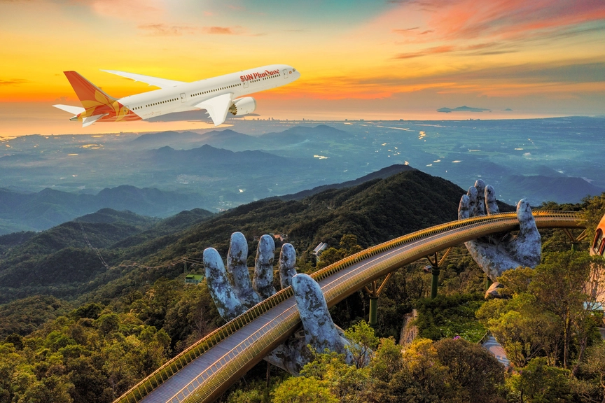 Sun PhuQuoc Airways lên kế hoạch mở 9 đường bay quốc tế, kết nối 7 thị trường trọng điểm. Nguồn ảnh: Sun Group