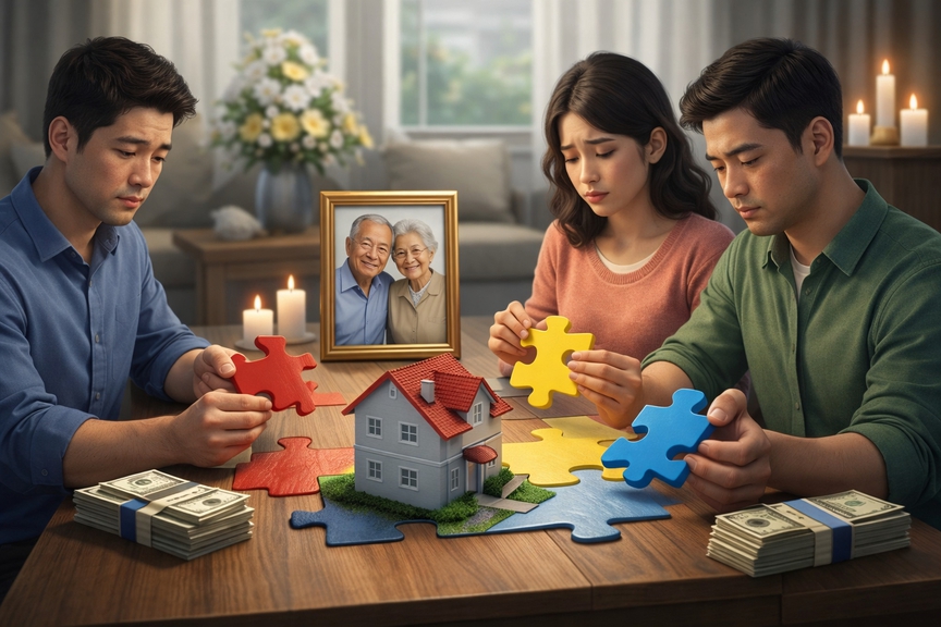 Cha mẹ mất không để lại di chúc, các con chia quyền thừa kế thế nào?- Ảnh 1. Cha mẹ mất không để lại di chúc, các con chia quyền thừa kế thế nào?- Ảnh 1.