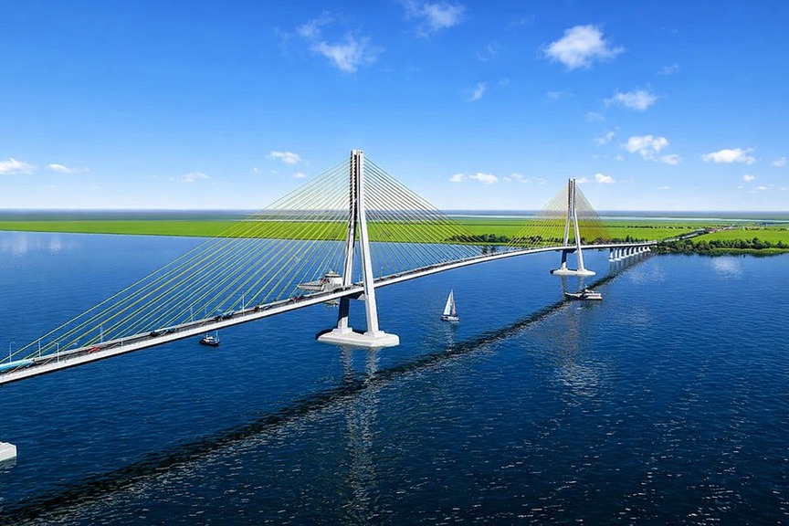 Việt Nam sắp có cây cầu 8.000 tỷ nối thông 2 tỉnh thành miền Tây, xóa bỏ toàn bộ các bến phà lâu đời- Ảnh 3.