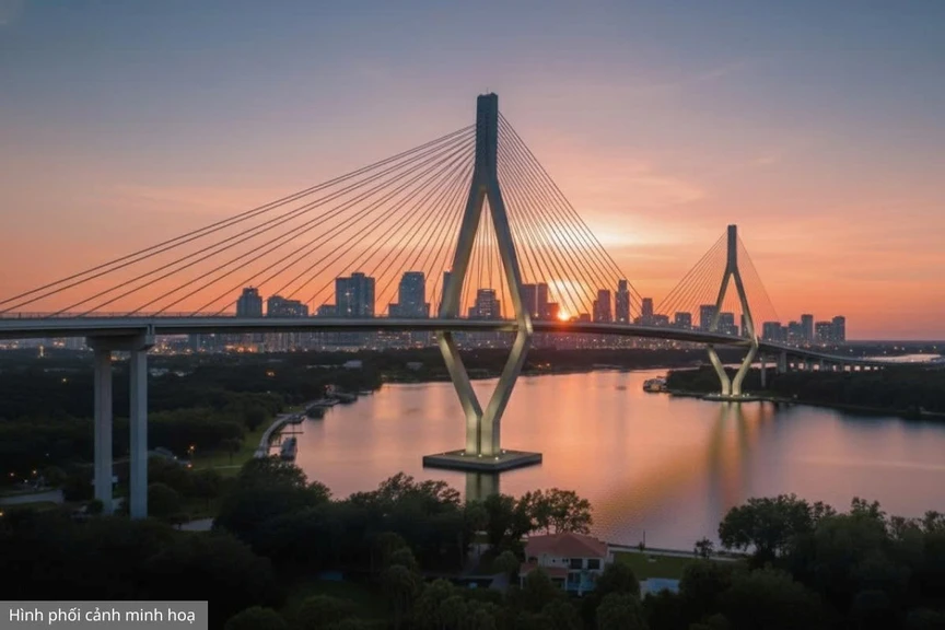 Sắp khởi công dự án 12.300 tỷ với 4 cây cầu: Xóa bỏ cảnh ‘qua sông lụy phà’, nối thẳng đến siêu đô thị của Vingroup- Ảnh 2. Sắp khởi công dự án 12.300 tỷ với 4 cây cầu: Xóa bỏ cảnh ‘qua sông lụy phà’, nối thẳng đến siêu đô thị của Vingroup- Ảnh 2.