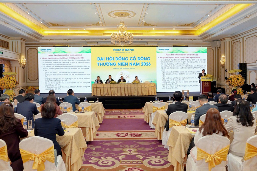 Nam A Bank tổ chức thành công ĐHĐCĐ 2026: Sẵn sàng cho kỷ nguyên tăng trưởng mới- Ảnh 3. Nam A Bank tổ chức thành công ĐHĐCĐ 2026: Sẵn sàng cho kỷ nguyên tăng trưởng mới- Ảnh 3.