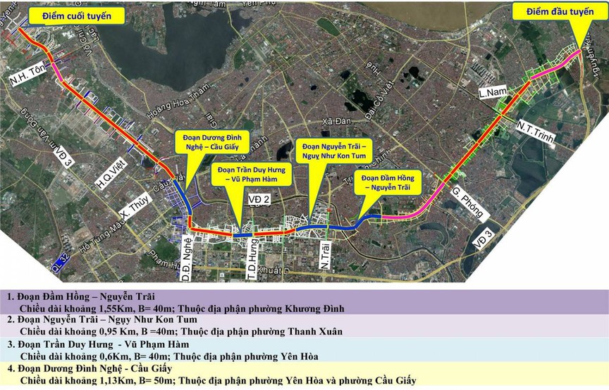 Hôm nay, chính thức khởi công các đoạn đường khép kín vành đai xuyên tâm Thủ đô- Ảnh 1.
