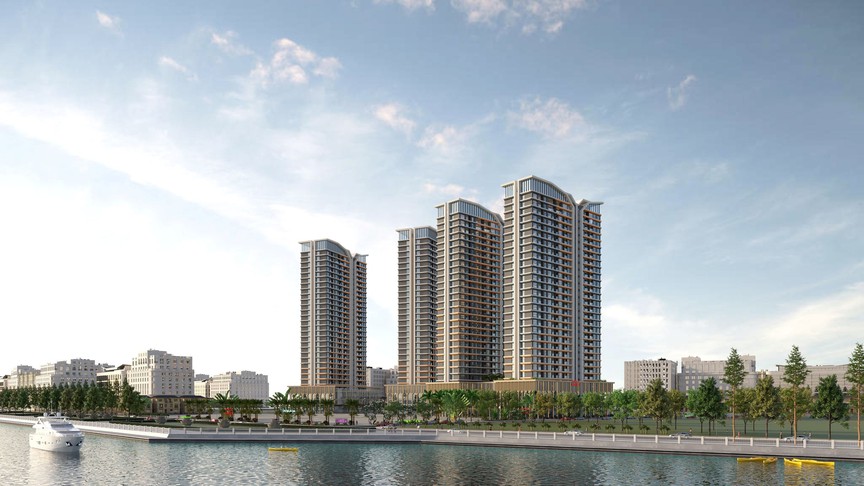 Một dự án ven sông Hàn, TP. Đà Nẵng. Nguồn ảnh: Báo Tiền Phong