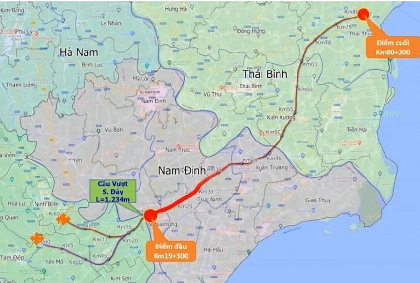 Cao tốc gần 7.000 tỷ có bóng dáng Xuân Trường dự kiến thông xe trong năm nay- Ảnh 1.