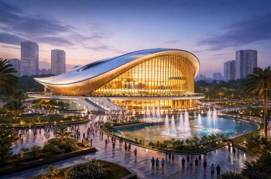 TP. Hà Nội dự kiến xây thêm nhà hát với quy mô 9.000m2 và tổng mức đầu tư khoảng 2.000 tỷ đồng. Ảnh minh họa