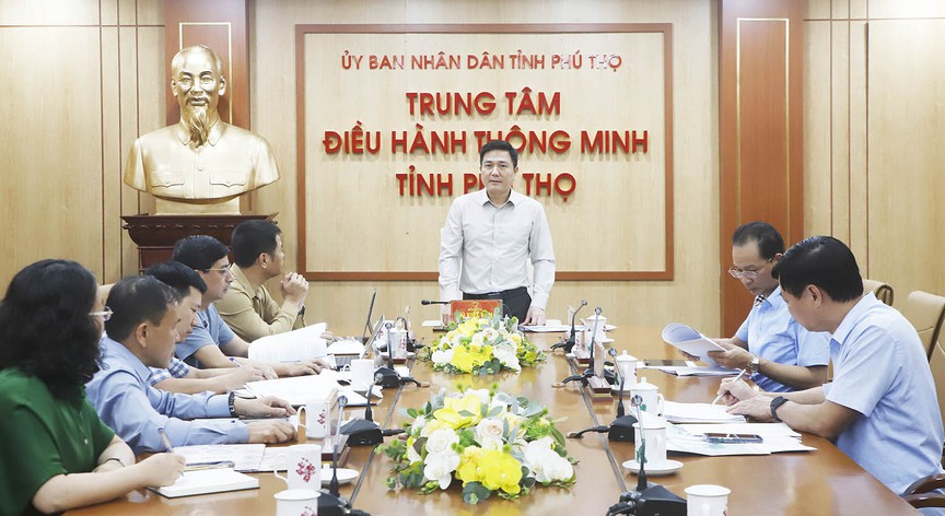 Hình ảnh tại buổi làm việc. Nguồn ảnh: UBND tỉnh Phú Thọ