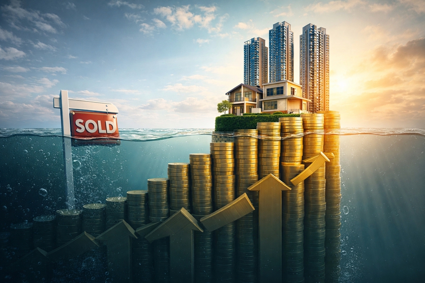 Thanh khoản giảm, giá vẫn tăng: Chuyện gì đang xảy ra với thị trường bất động sản Việt Nam?- Ảnh 2.