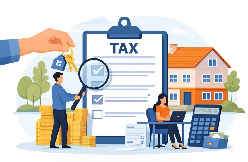 Cục Thuế ra hướng dẫn kê khai thuế với hoạt động cho thuê bất động sản. Ảnh minh họa