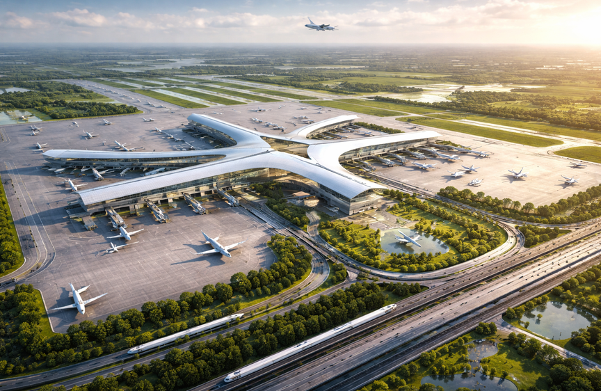 Đề xuất xây sân bay thứ 2 Vùng Thủ đô không phải ở Hà Nội- Ảnh 1.