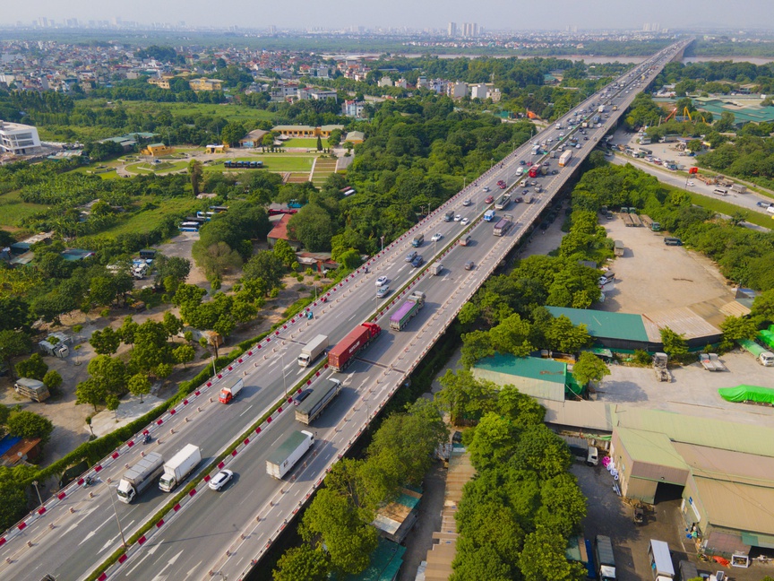 Một góc của cầu Thanh Trì. Nguồn ảnh: Internet