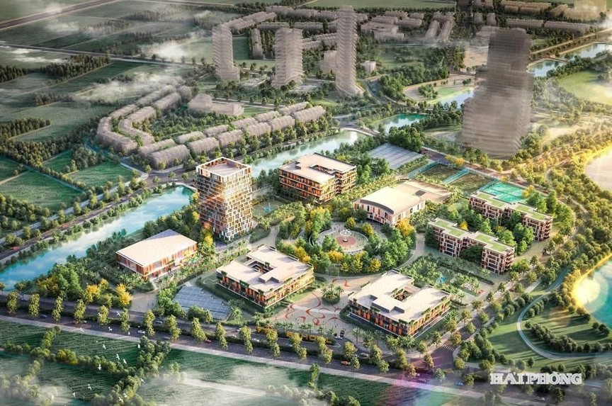 Phối cảnh dự án. Nguồn ảnh: Báo Hải Phòng Phối cảnh dự án. Nguồn ảnh: Báo Hải Phòng