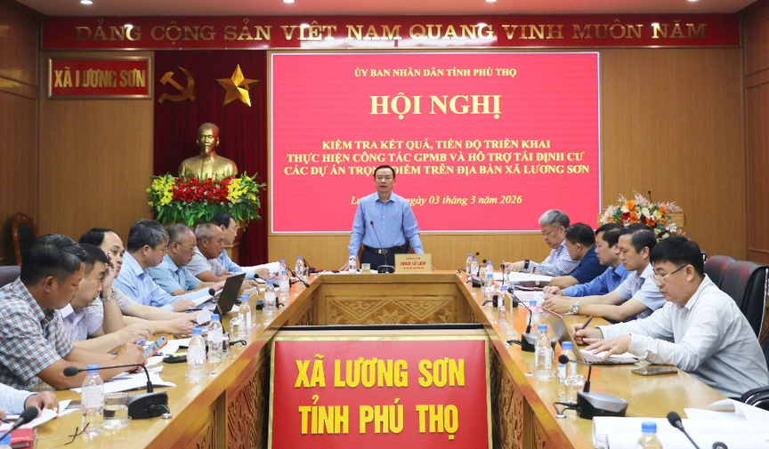 Phú Thọ: Kiểm tra tiến độ thi công các dự án trọng điểm trên địa bàn xã Lương Sơn- Ảnh 2.
