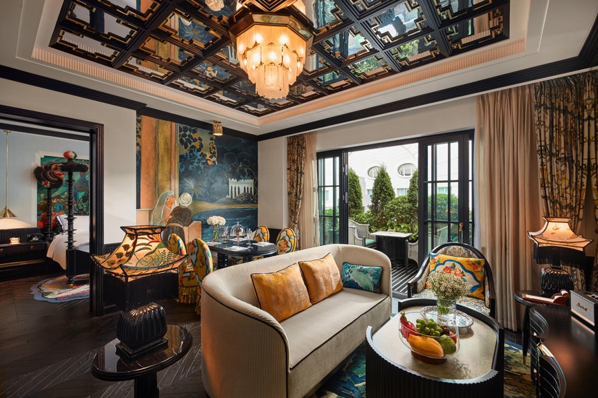 Bên trong một căn phòng tại Capella Hanoi. Nguồn ảnh: Sun Group