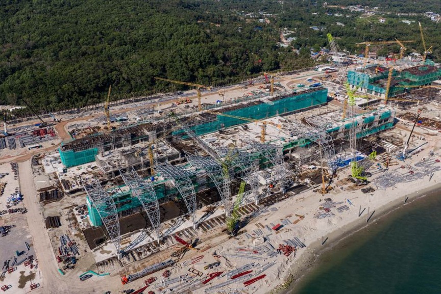 Trung tâm hội nghị gần 22.000 tỷ lớn bậc nhất Việt Nam: Kiến trúc ‘trời tròn - đất vuông' độc đáo, tiến độ thần tốc sau 9 tháng khởi công- Ảnh 1.