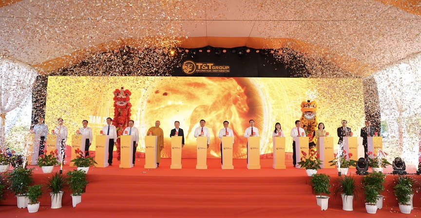 Tập đoàn T&T Group khởi công khu công nghiệp thế hệ mới quy mô gần 200ha tại An Giang- Ảnh 1. Tập đoàn T&T Group khởi công khu công nghiệp thế hệ mới quy mô gần 200ha tại An Giang- Ảnh 1.