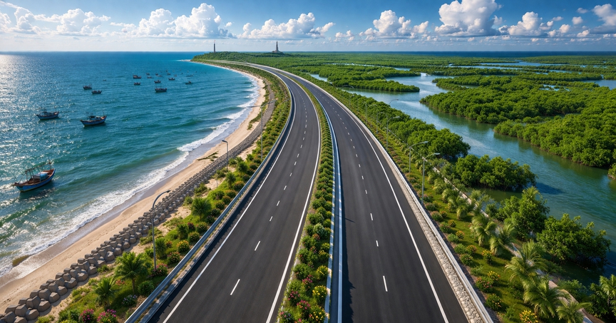 Tuyến đường đấu nối với cao tốc 59.000 tỷ sở hữu cầu vượt biển dài nhất Việt Nam đón tin vui lớn- Ảnh 2. Tuyến đường đấu nối với cao tốc 59.000 tỷ sở hữu cầu vượt biển dài nhất Việt Nam đón tin vui lớn- Ảnh 2.