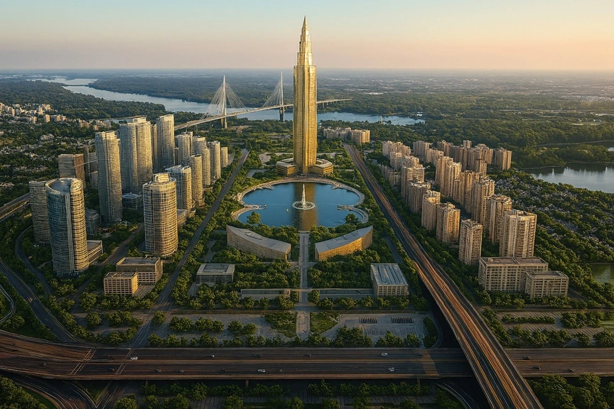 Việt Nam sắp có siêu tháp chọc trời 108 tầng: Kiến trúc độc đáo, biểu tượng tài chính giữa lòng TP thông minh 4,2 tỷ USD- Ảnh 4.