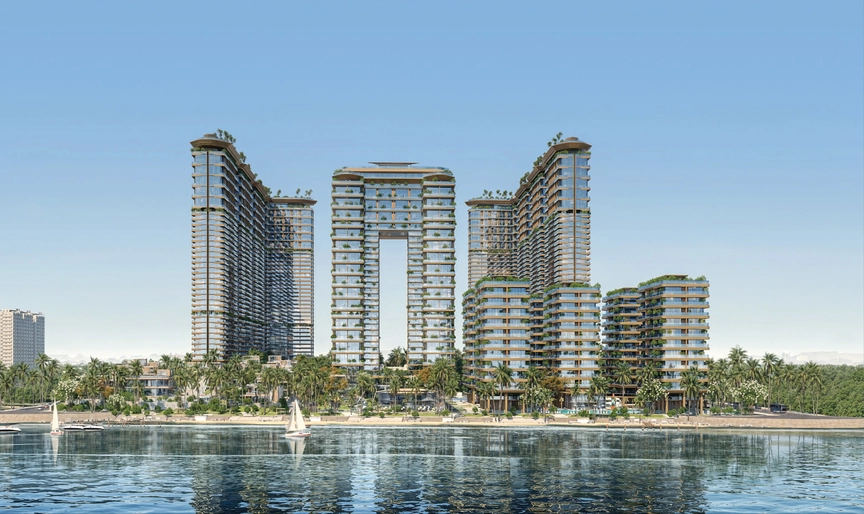 Kiến trúc Vertical Resort tại Sunshine Bay Retreat Vung Tau: Đưa nhịp thở đại dương vào "thành phố" nghỉ dưỡng tầng không- Ảnh 3.
